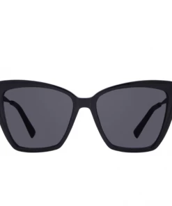 Diff Eyewear Becky Ii Black + Dark Smoke Polarized