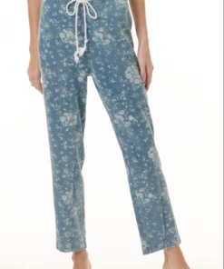 Splendid Floral Jogger Blueberry