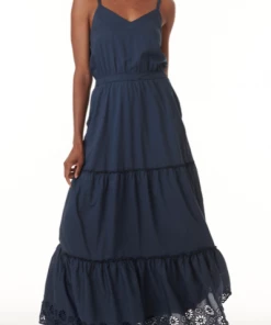 Splendid Kora Eyelet Dress Navy