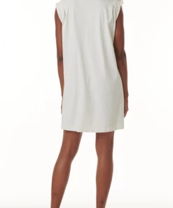 Splendid Evie Slub Jersey Dress Gardenia