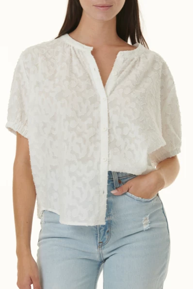 Splendid Pierce Blouse White 3 Splendid Pierce Blouse White