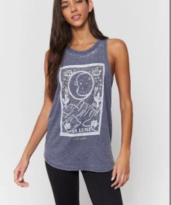 Spiritual Gangster La Lune Movement Tank Sapphire