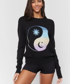 Spiritual Gangster Brooklyn Sweater Vintage Black