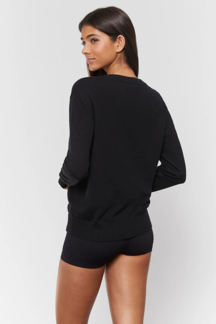 Spiritual Gangster Brooklyn Sweater Vintage Black 4 Spiritual Gangster Brooklyn Sweater Vintage Black