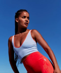 Free People Free Throw Colorblock Bluemoon Quartz Free People Movement