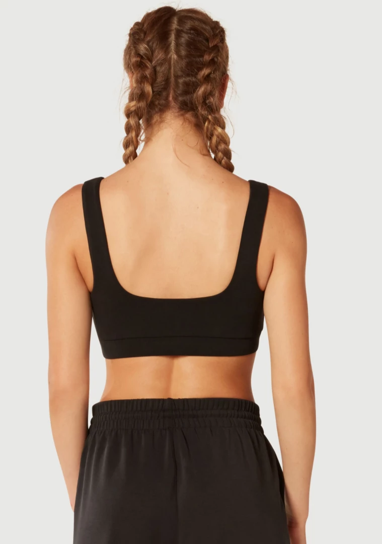 NUX Sleek Square Bra Black 4 NUX Sleek Square Bra Black