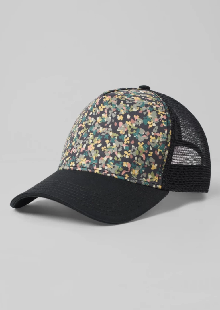 Prana La Viva Trucker Black Petals 3 Prana La Viva Trucker Black Petals