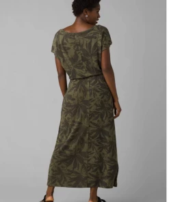 Prana Cozy Up Skyland Dress Cargo Palms