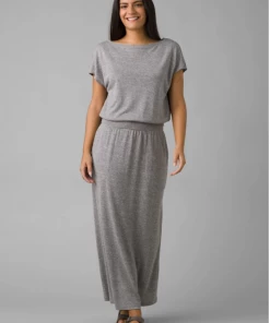 Prana Cozy Up Skyland Dress Heather Grey