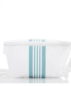 Aloha Collection Linen Stripes Hip Pack Bleu
