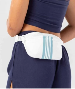 Aloha Collection Linen Stripes Hip Pack Bleu