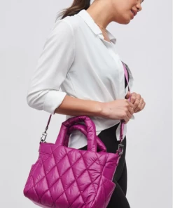Sol And Selene Small Aspire Tote Purple