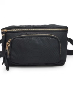 Sol And Selene Double Take Belt Bag Black Snake