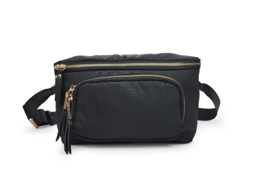 Sol And Selene Double Take Belt Bag Black Snake 3 Sol And Selene Double Take Belt Bag Black Snake