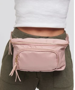 Sol And Selene Double Take Belt Bag Pink