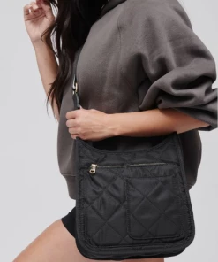 Sol And Selene Motivator Messenger Crossbody Bag Black