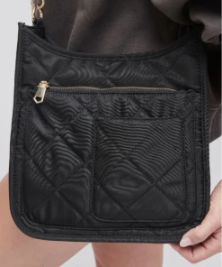 Sol And Selene Motivator Messenger Crossbody Bag Black