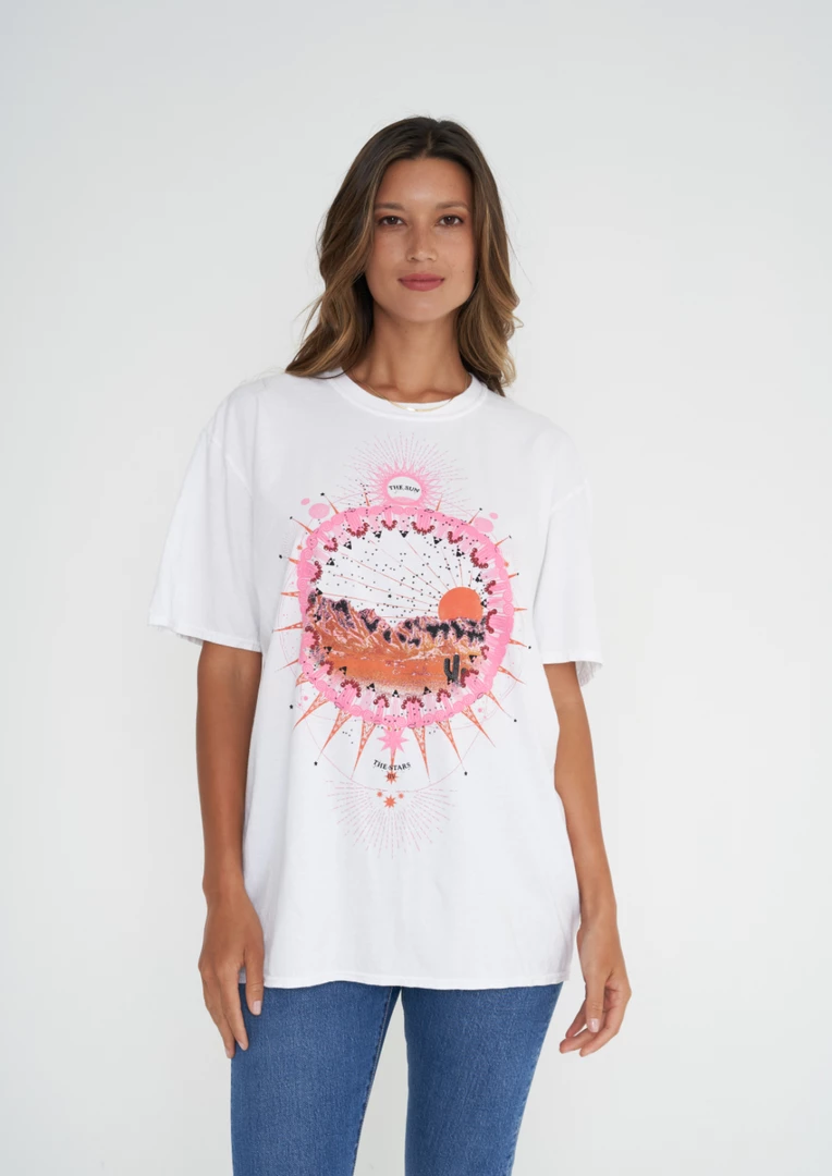Project Social T Sun Stare Tee White 3 Project Social T Sun Stare Tee White