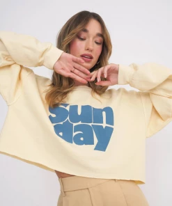 Project Social T Sunday Sweatshirt Warmed Butter