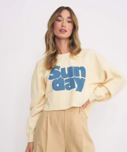 Project Social T Sunday Sweatshirt Warmed Butter