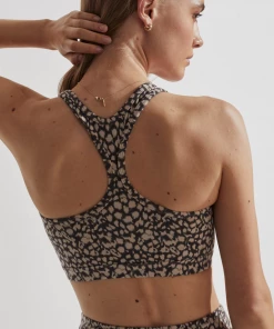 Varley Let's Move Park Bra Tan Spot