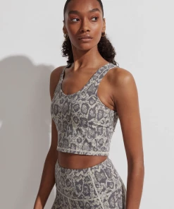 Varley Let's Go Walker Bra Sage Snake