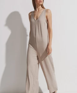 Varley Pelion Jumpsuit Taupe Marl