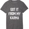 Spiritual Gangster Karma Classic Tee Heather Grey