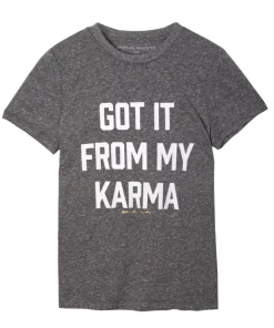 Spiritual Gangster Karma Classic Tee Heather Grey