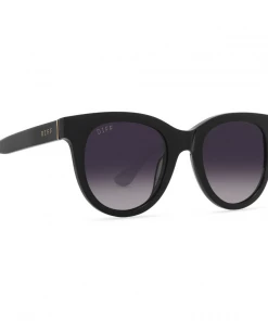 DIFF EYEWEAR DIFF Shay Black Grey Sunglasses