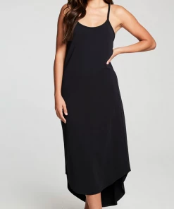 Chaser V Back High Lo Cami Dress True Black