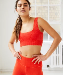 Free People Square Neck Good Karma Cherry Bomb Free People Movement