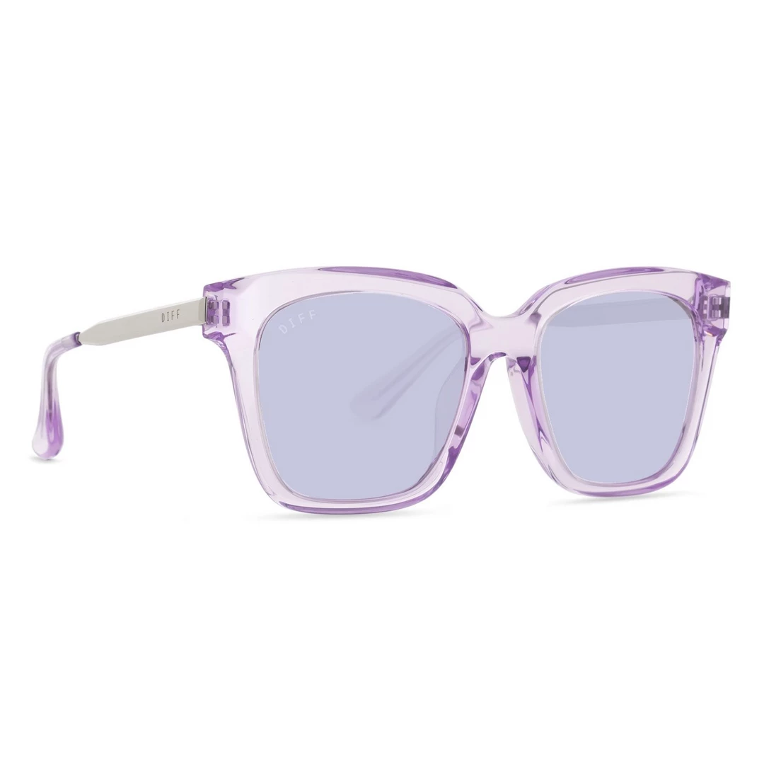 Diff Eyewear Bella Lavender Fog Crystal Lavender Flash 3 Diff Eyewear Bella Lavender Fog Crystal Lavender Flash