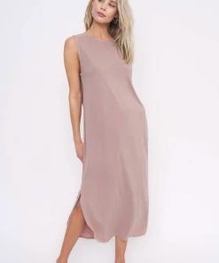 Project Social T Snap Out Of It Dress Mojave Mauve