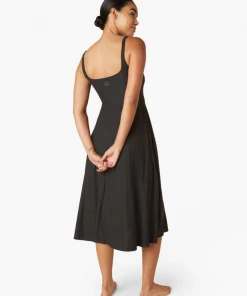 Beyond Yoga Square Neck Dress Darkest Night