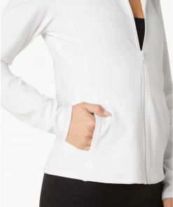 Beyond Yoga Mock Neck Jacket Cloud
