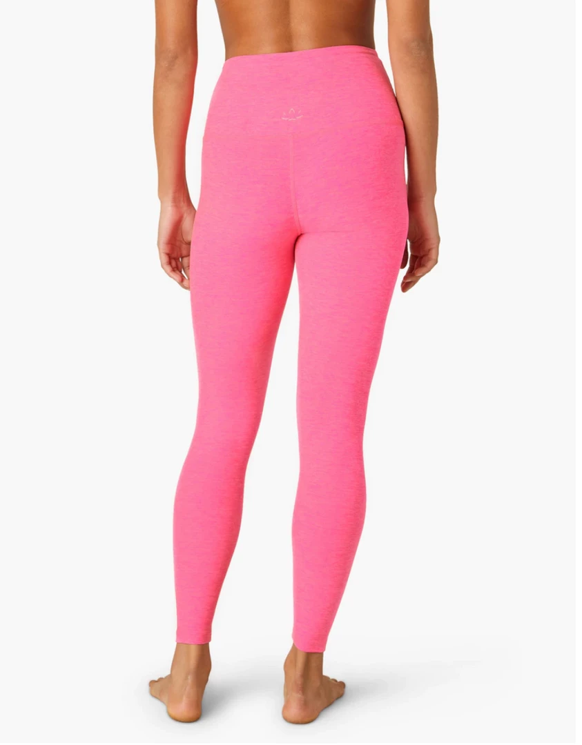 Beyond Yoga High Waisted Midi Leggings Pink 4 Beyond Yoga High Waisted Midi Leggings Pink