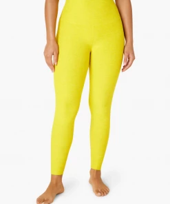 Beyond Yoga High Waisted Midi Leggings Lemon