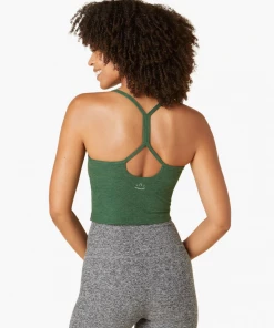 Beyond Yoga Racerback Cropped Tank Pine