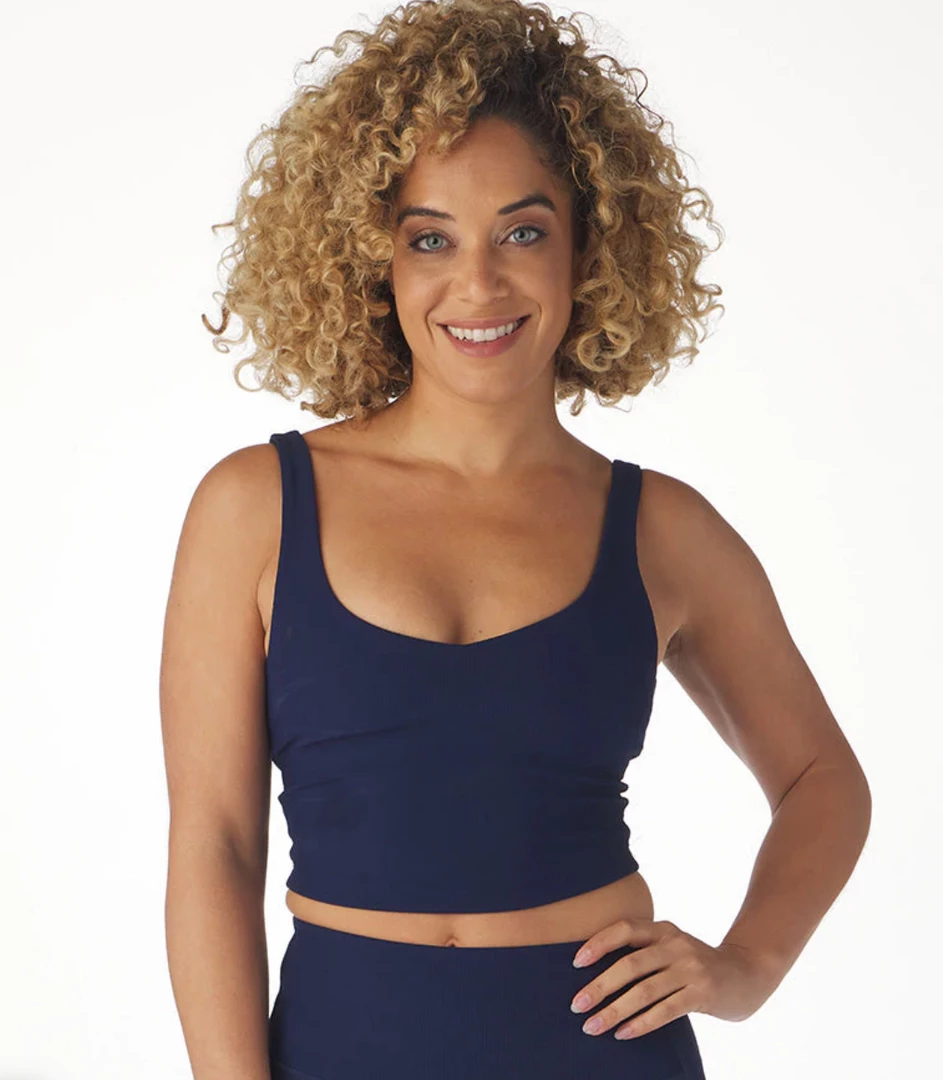 Glyder Sculpt Tank Indigo 3 Glyder Sculpt Tank Indigo