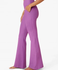 Beyond Yoga Spacedye All Day Flare High Waisted Pant Bright Iris Heather