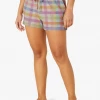 Beyond Yoga On Vacation Shorts Pastel Gingham 2 Beyond Yoga On Vacation Shorts Pastel Gingham