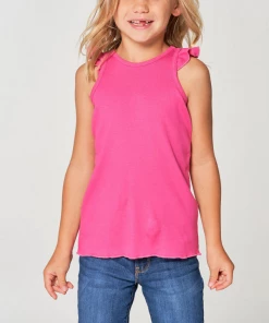 Chaser Girls Ruffle Racer Tank Rio