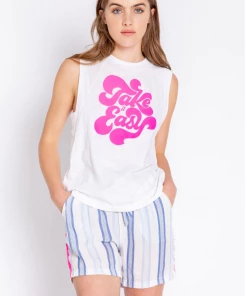 P.J. Salvage Short Take Me Tulum White