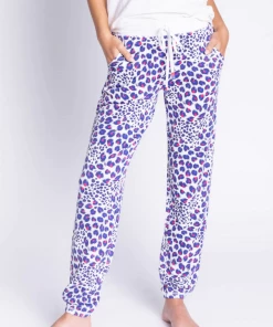 P.J. Salvage Band Pant Tropic Love White