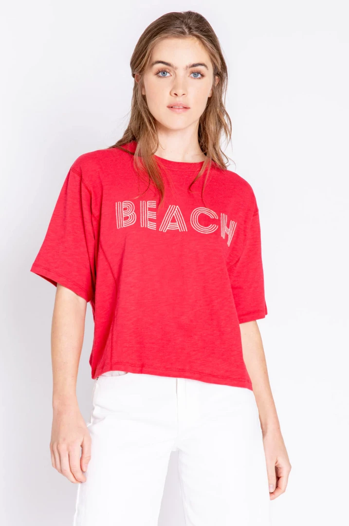 P.J. Salvage Tee Rocket Beach Burnt Red 3 P.J. Salvage Tee Rocket Beach Burnt Red
