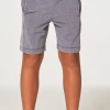 Chaser Boys Coastal Boat Day Shorts Mineral Wash