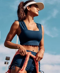 Free People Suns Out Cami Midnight Navy