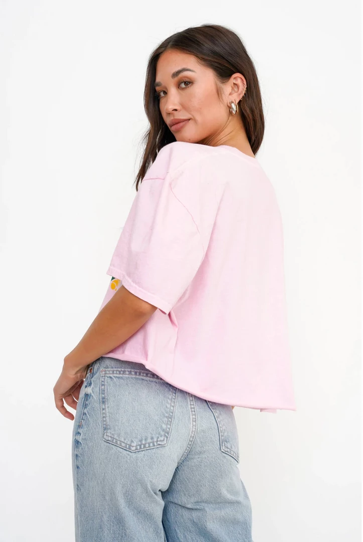 Project Social T Palm Beach Tennis Cropped Tee Alanna Pink 4 Project Social T Palm Beach Tennis Cropped Tee Alanna Pink