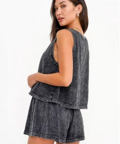 Project Social T Melbourn Tank Black